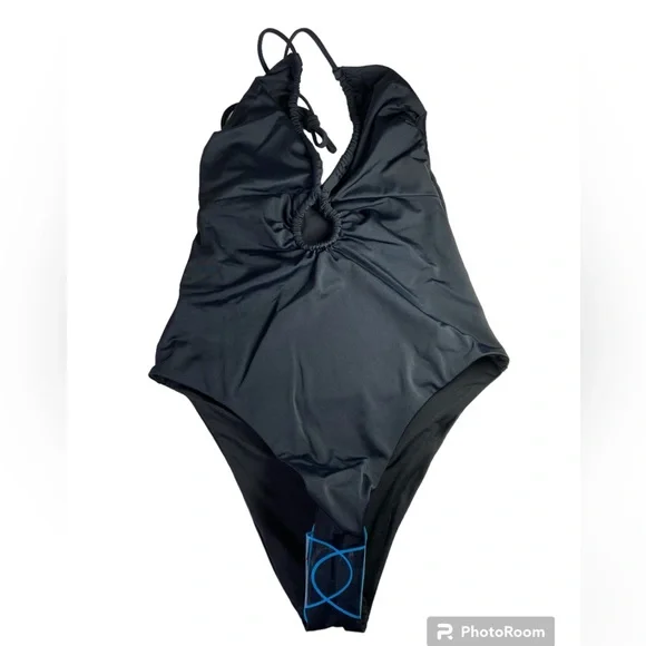 ASOS Woman's Swimsuit Black One Piece swimwear - Picture 4 of 5